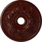 Ekena Millwork Acanthus Twist Medallion (Canopies up to 8 3/8"), 23 5/8"OD x 4 5/8"ID x 1 7/8"P, Brushed Mahogany CM23ACBMF - alternate 1